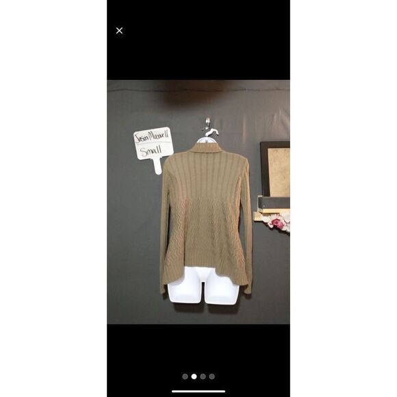 Jason Maxwell brown cardigan size small - Picture 2 of 4